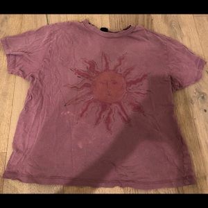Purple pinkish sun shirt
